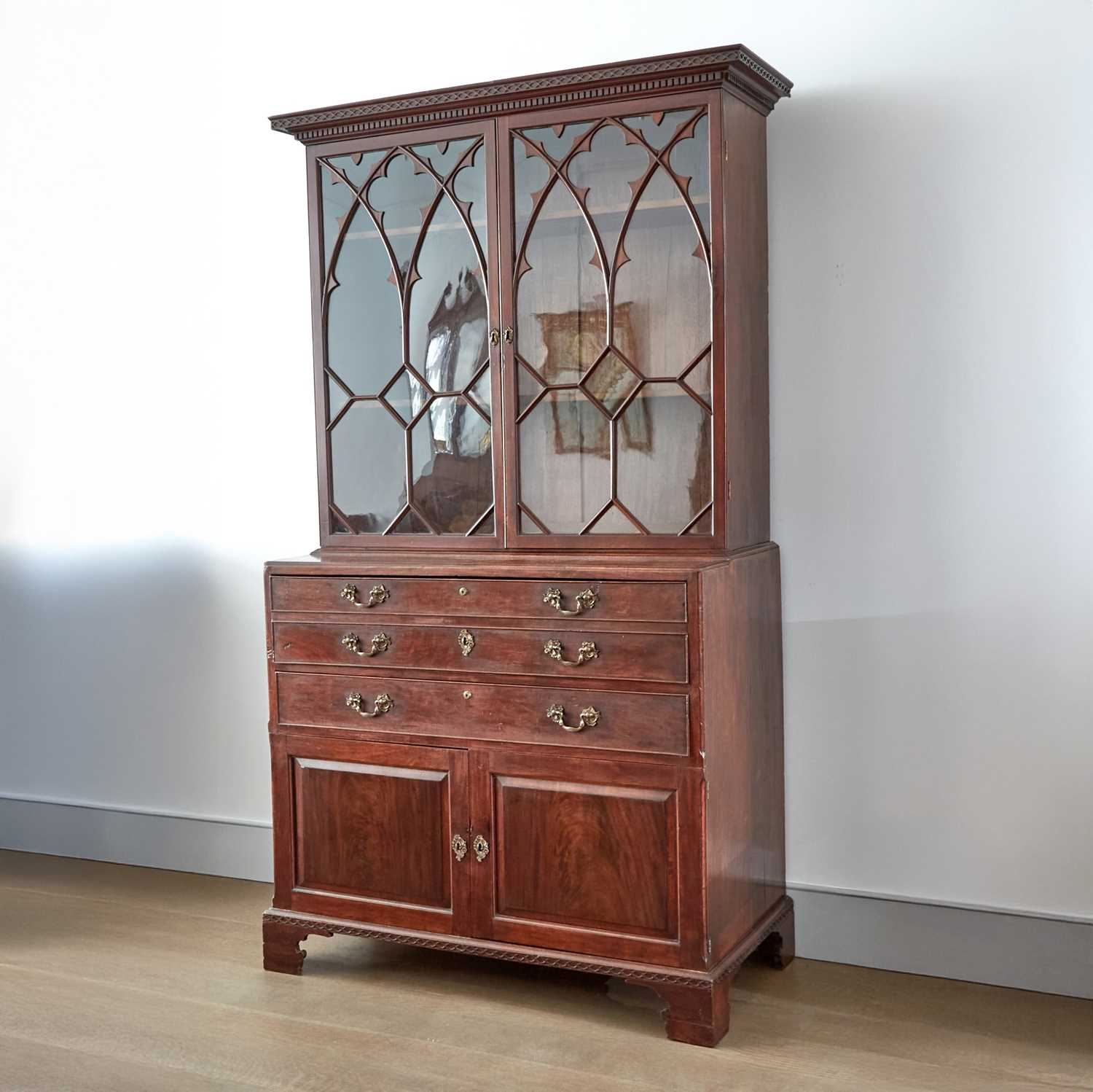 Lot 103 - George IV/William IV Mahogany Secretary Bookcase