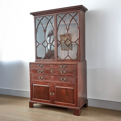 Lot 103 - George IV/William IV Mahogany Secretary Bookcase