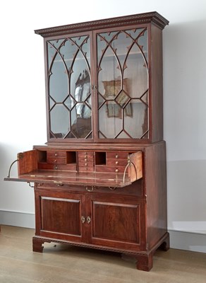 Lot 103 - George IV/William IV Mahogany Secretary Bookcase