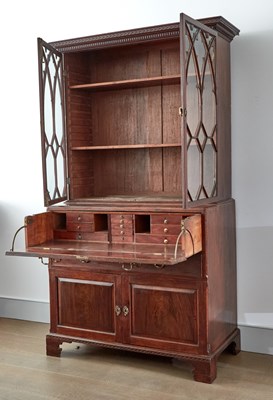 Lot 103 - George IV/William IV Mahogany Secretary Bookcase