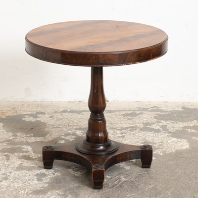 Lot 107 - Mahogany Circular End Table