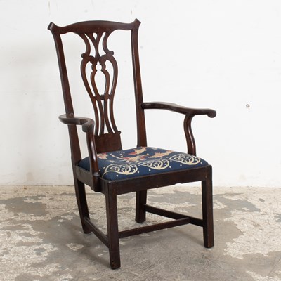 Lot 116 - Georgian Style Mahogany Armchair