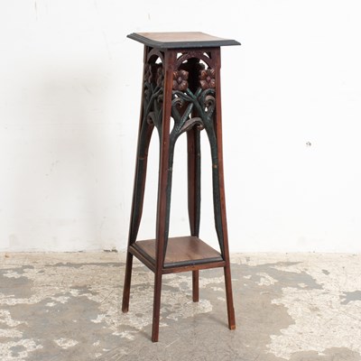 Lot 141 - Painted Carved Wood Plant Stand