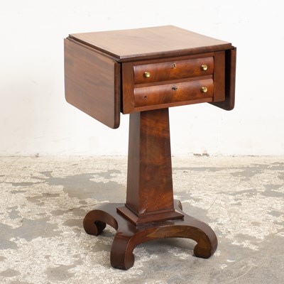 Lot 227 - Classical Style Mahogany Worktable