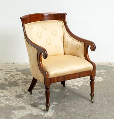 Lot 322 - Classical Upholstered Armchair
