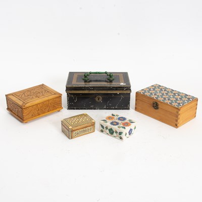 Lot 157 - Assorted Group of Decorative Boxes