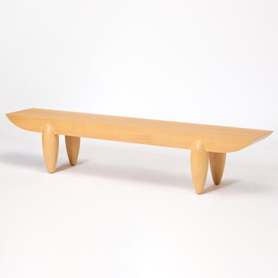 Lot 268 - Christian Liaigre Blondewood "Pogue" Bench