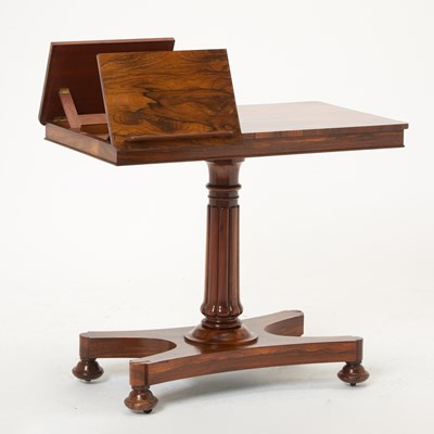 Lot 581 - Regency Rosewood Reading Table