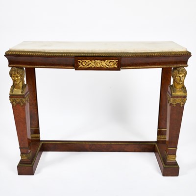 Lot 133 - Gone With the Wind Screen Used French Empire Ormolu Mounted Mahogany Console