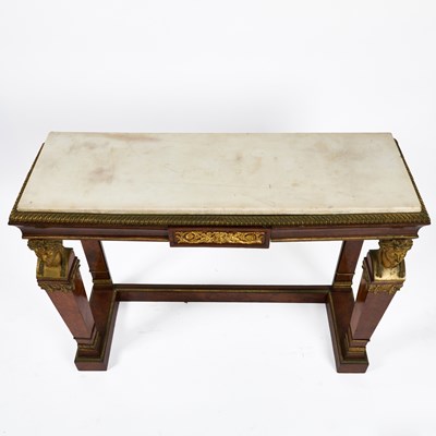 Lot 133 - Gone With the Wind Screen Used French Empire Ormolu Mounted Mahogany Console