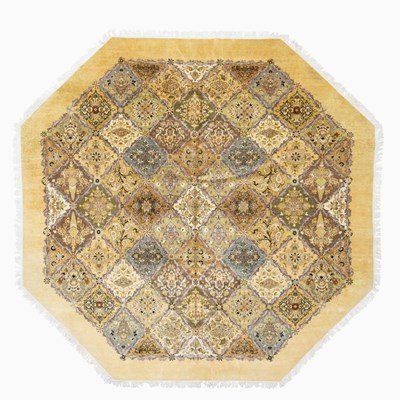 Lot 417 - Pak-Tabriz Octagonal Carpet
