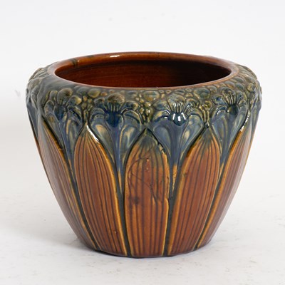 Lot 301 - Art Nouveau Glazed Ceramic Planter