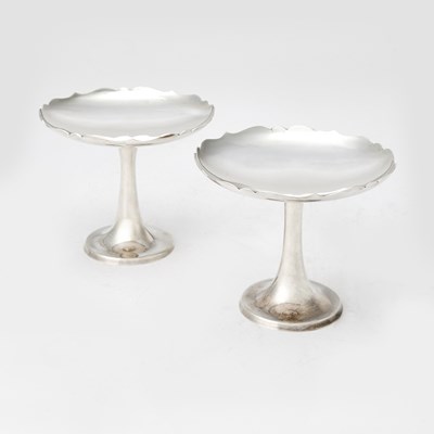 Lot 675 - Pair of Tiffany & Co. Sterling Silver Tazzas