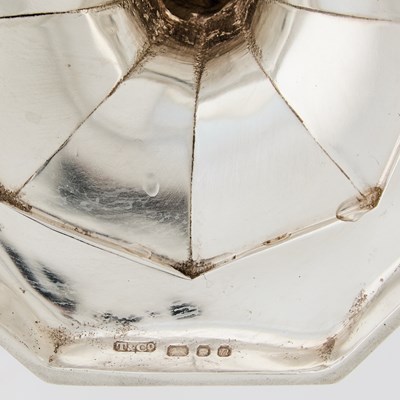 Lot 162 - Pair of Tiffany & Co. Sterling Silver Five Light Candelabra