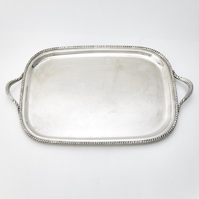 Lot 293 - American Sterling Silver Two Handled Tray