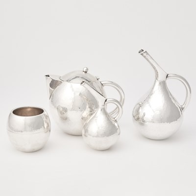 Lot Lalaounis Sterling Silver Tea Service