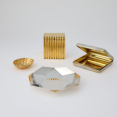 Lot 349 - Group of Tiffany & Co. Sterling Silver and Gilt Table Articles