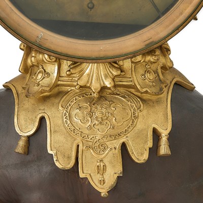 Lot 354 - Louis XVI Ormolu and Patinated Bronze Elephant Clock, Circa 1775-1780