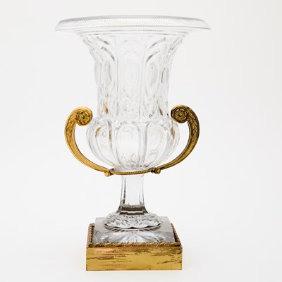Lot 363 - French Gilt-Bronze Mounted Cut-Glass Vase