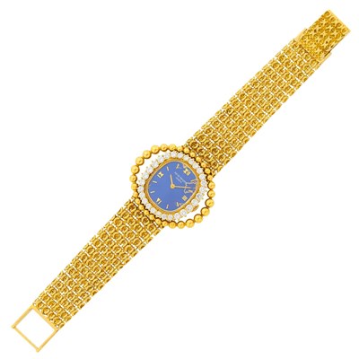 Lot 107 - Patek Philippe Gold and Diamond 'Golden Ellipse' Wristwatch, Ref. 4163/1
