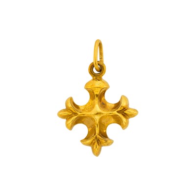 Lot 1016 - Cartier Gold Cross Pendant