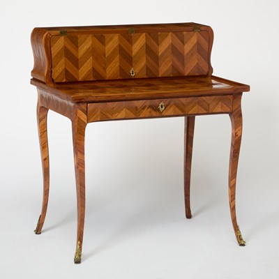 Lot 253 - Louis XV Tulipwood Bonheur de Jour