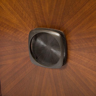 Lot 726 - Jonathan Charles Walnut Toulouse Side Cabinet