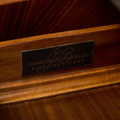 Lot 726 - Jonathan Charles Walnut Toulouse Side Cabinet
