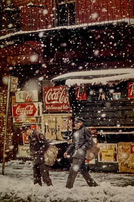 Lot 41 - Saul Leiter, Postmen, 1952