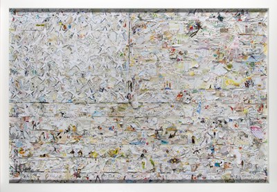 Lot Vik Muniz, White Flag, after Jasper Johns (Pictures of Magazines 2)