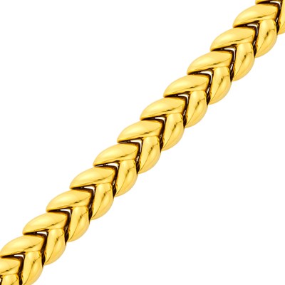 Lot 1144 - Cartier Gold Bracelet
