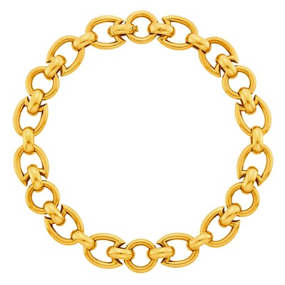 Lot 17 - Tiffany & Co. Gold Link Necklace