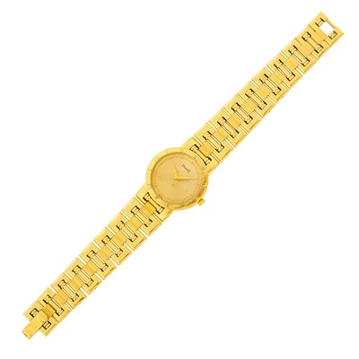 Lot 1021 - Piaget Gold 'Dancer' Wristwatch, Ref. 80563K81