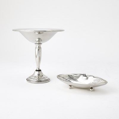 Lot 117 - Wallace Sterling Silver Clam Shell Dish