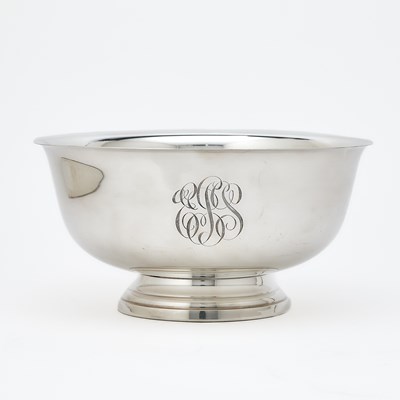 Lot 123 - American Sterling Silver Footed Bowl