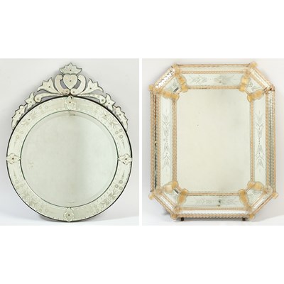 Lot 308 - Two Venetian Glass Mirrors