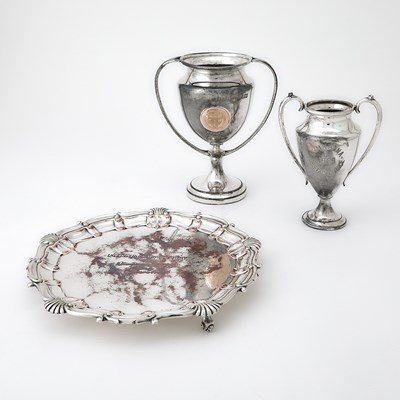 Lot 86 - Group of Silver Plated Trophies