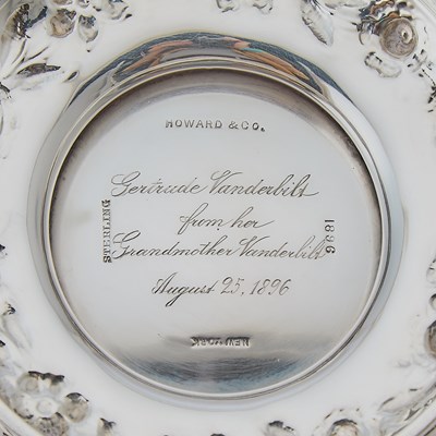 Lot 104 - American Sterling Silver Tea and Coffee Service with Tray, Presented to Gertrude Vanderbilt Whitney