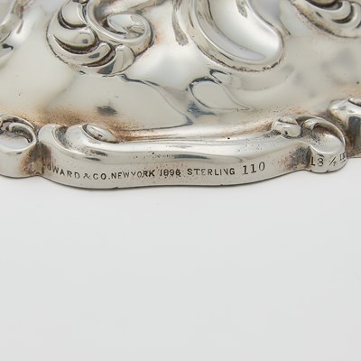 Lot 102 - Set of Four American Sterling Silver Large Candlesticks, Presented to Gertrude Vanderbilt Whitney
