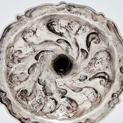 Lot 102 - Set of Four American Sterling Silver Large Candlesticks, Presented to Gertrude Vanderbilt Whitney