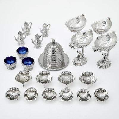 Lot 107 - Group of Silver-Plated Table Articles