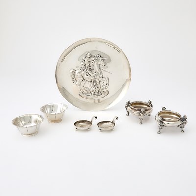 Lot 125 - After Salvador Dali Sterling Silver Unicorn Dyonisiaque Plate