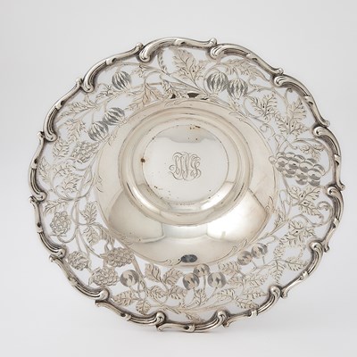 Lot 303 - Tiffany & Co. Sterling Silver Footed Fruit Bowl