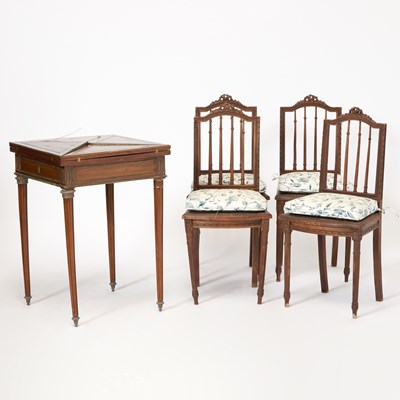 Lot 229 - Louis XVI Style Mahogany Games Table