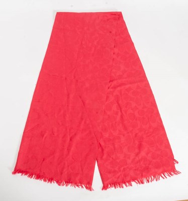 Lot 285 - Hot Pink Coach Scarf