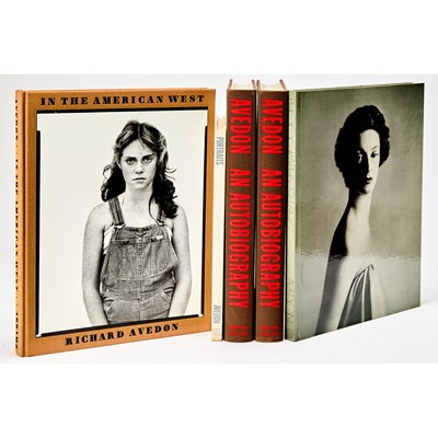 Lot 269 - Richard Avedon monographs, four signed and two inscribed to Jane Stanton Hitchcock
