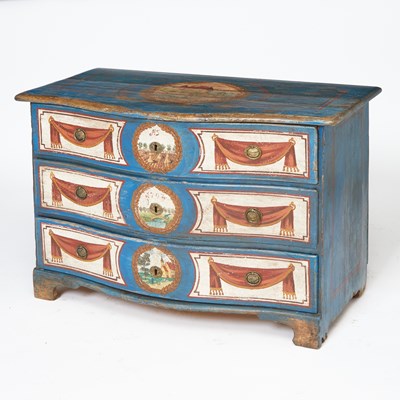 Lot 221 - Continental Painted Commode