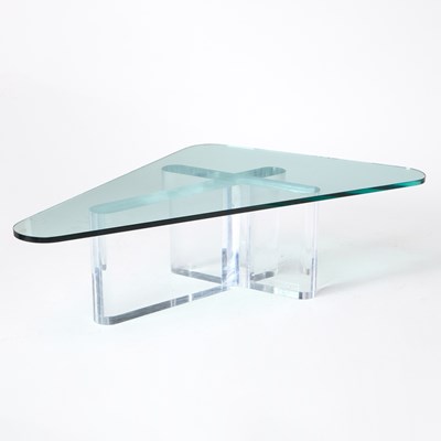 Lot 745 - Lion Acrylic Coffee Table