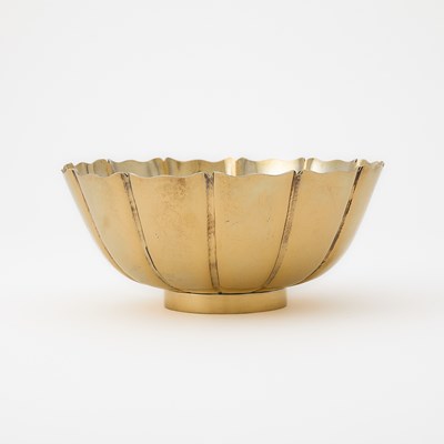 Lot 129 - Elizabeth II Sterling Silver-Gilt Bowl with Initial and Coronet of Princess Margaret