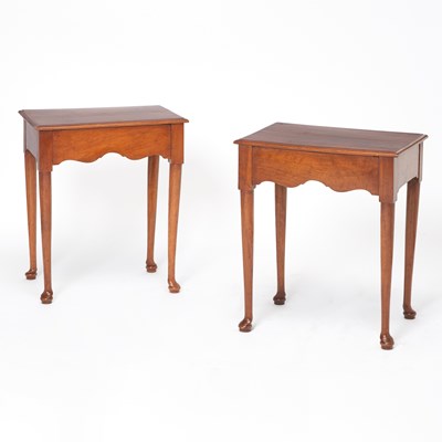 Lot 207 - Pair of George I Style Walnut Side Tables